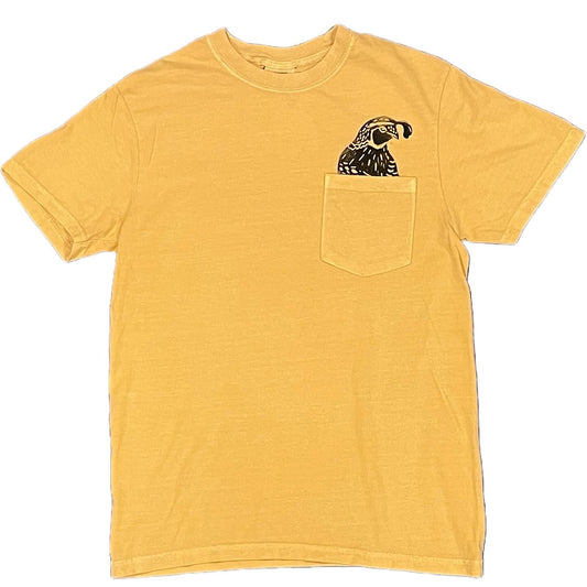 Quail Pocket T-shirt, adult